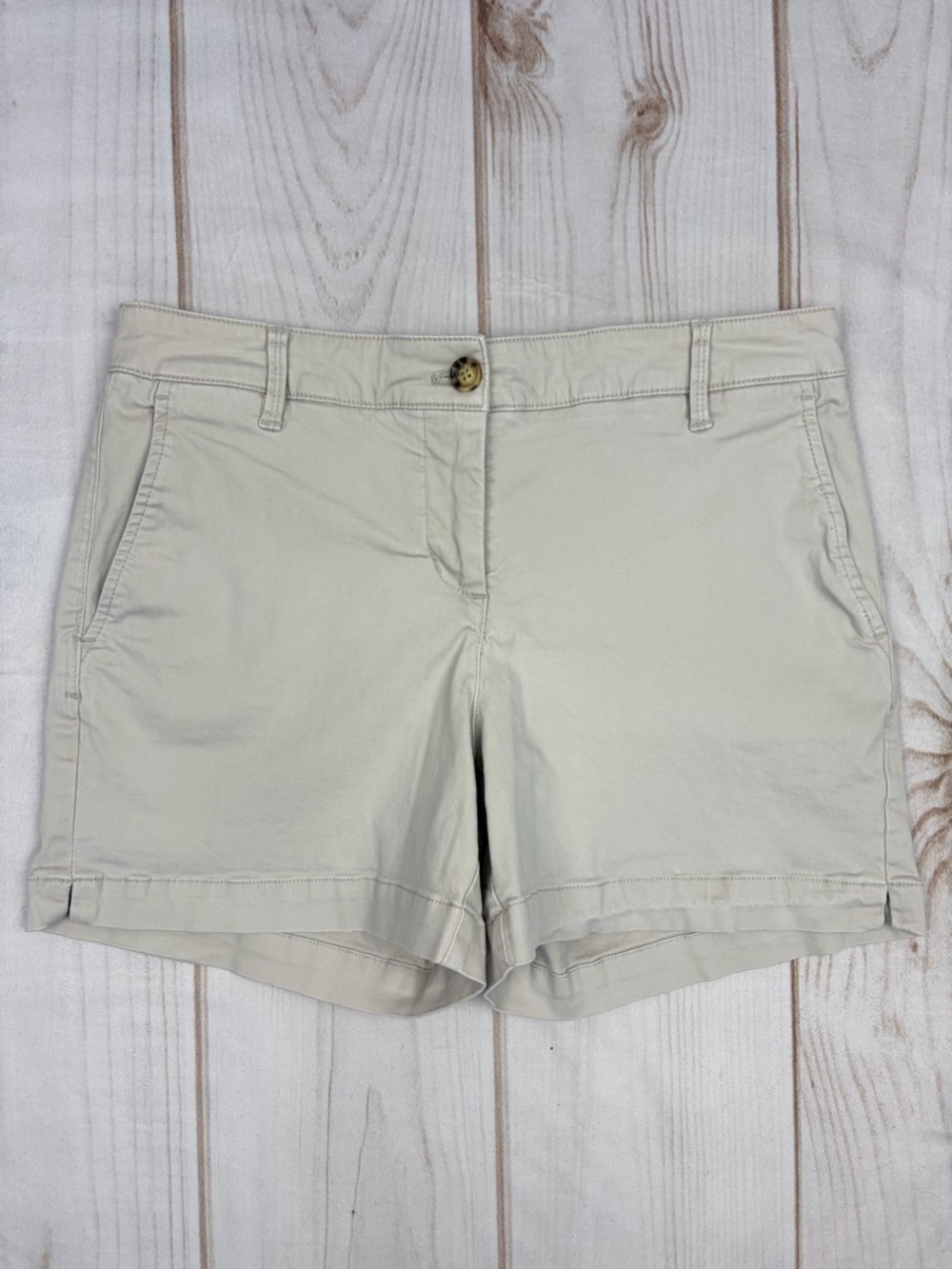 Tommy Bahama Boracay Chino 5” Shorts Khaki Sand Sz 8 - Picture 13 of 15
